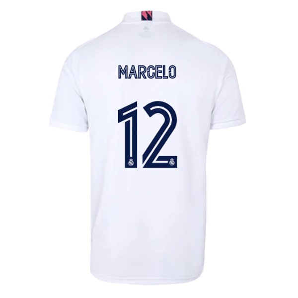 Maglia Real Madrid 1ª NO.12 Marcelo 2020-2021 Bianco